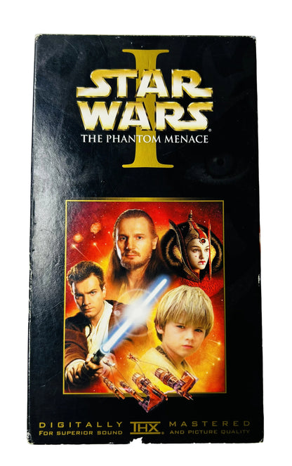 Star Wars: Episode I - The Phantom Menace (1999) VHS - Liam Neeson Ewan McGregor - George Lucas