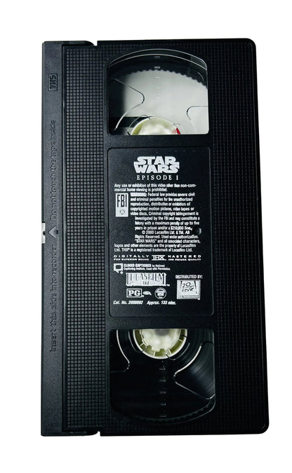 Star Wars: Episode I - The Phantom Menace (1999) VHS - Liam Neeson Ewan McGregor - George Lucas