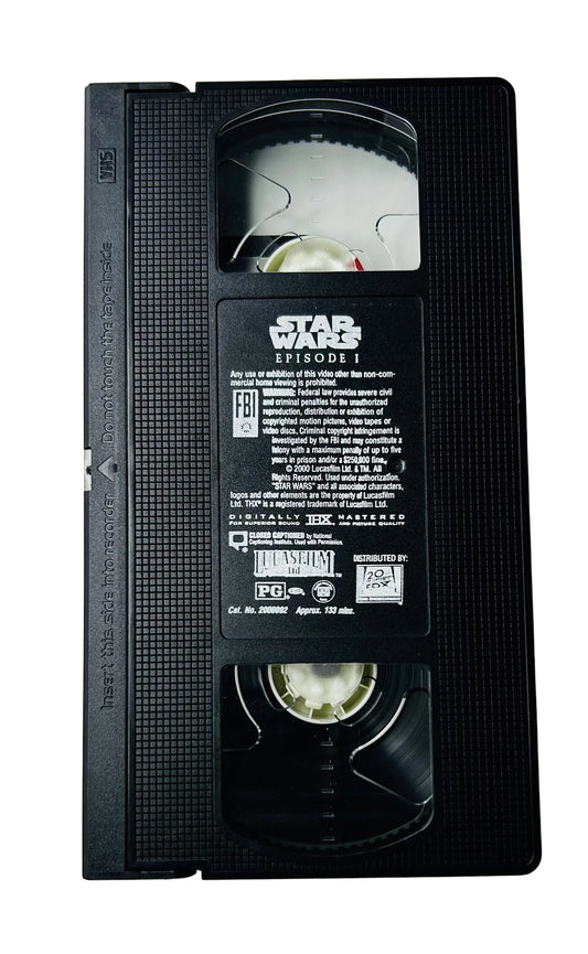 Star Wars: Episode I - The Phantom Menace (1999) VHS - Liam Neeson Ewan McGregor - George Lucas