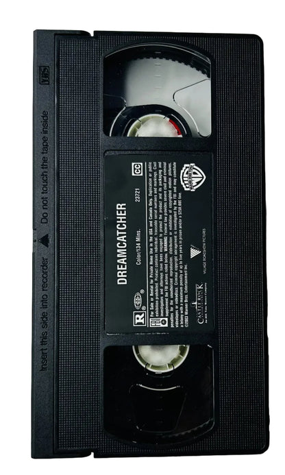 Dreamcatcher (2003) VHS - Morgan Freeman Thomas Jane - Lawrence Kasdan Stephen King Horror