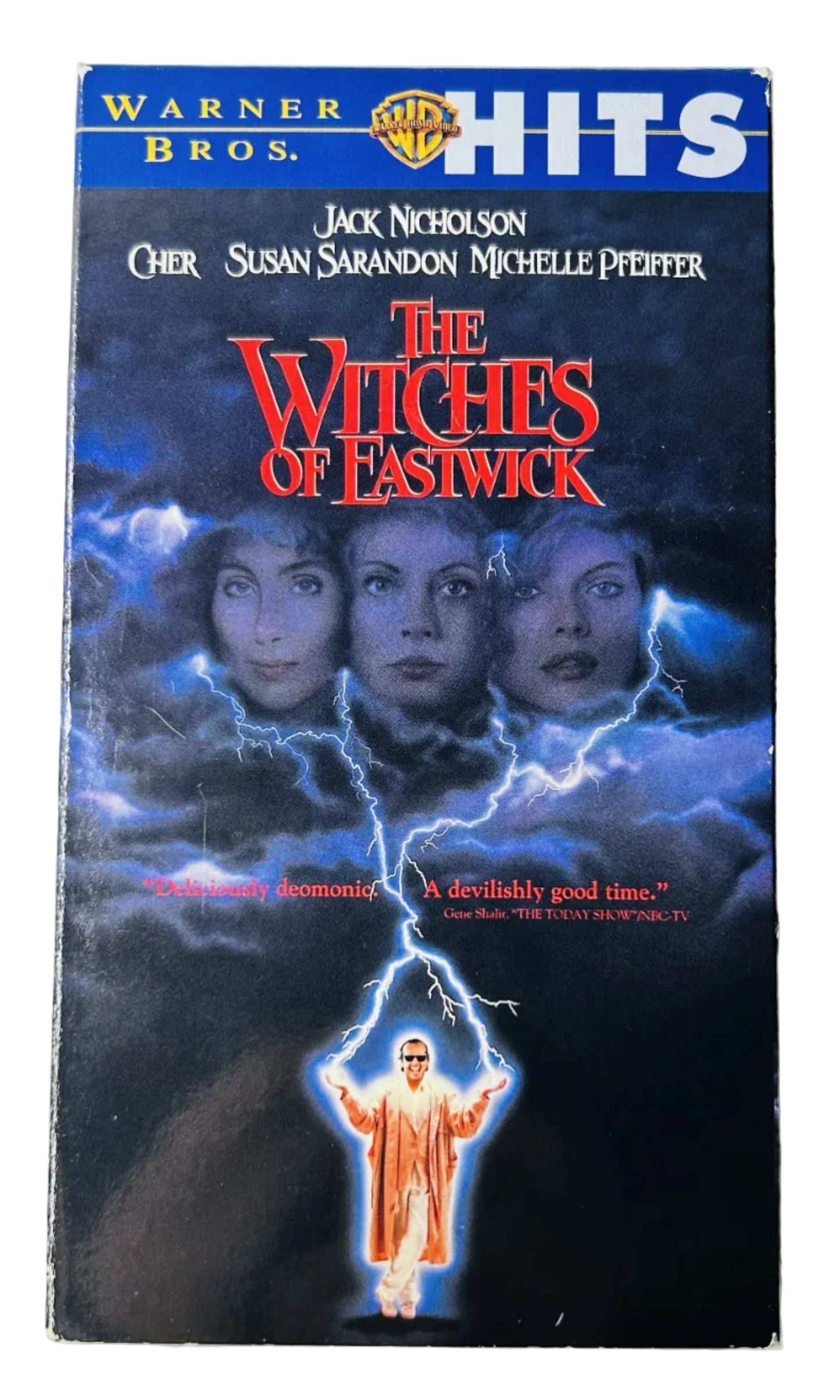 The Witches of Eastwick (1987) VHS - Jack Nicholson Cher Susan Sarandon Michelle Pfeiffer - George Miller