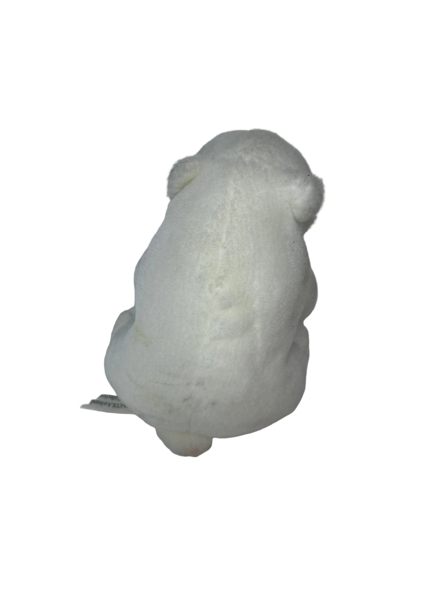 Coca-Cola Polar Bear Plush — Coca-Cola Brand Plush Collection | © 1993 The Coca-Cola Company | Holding Contour Bottle
