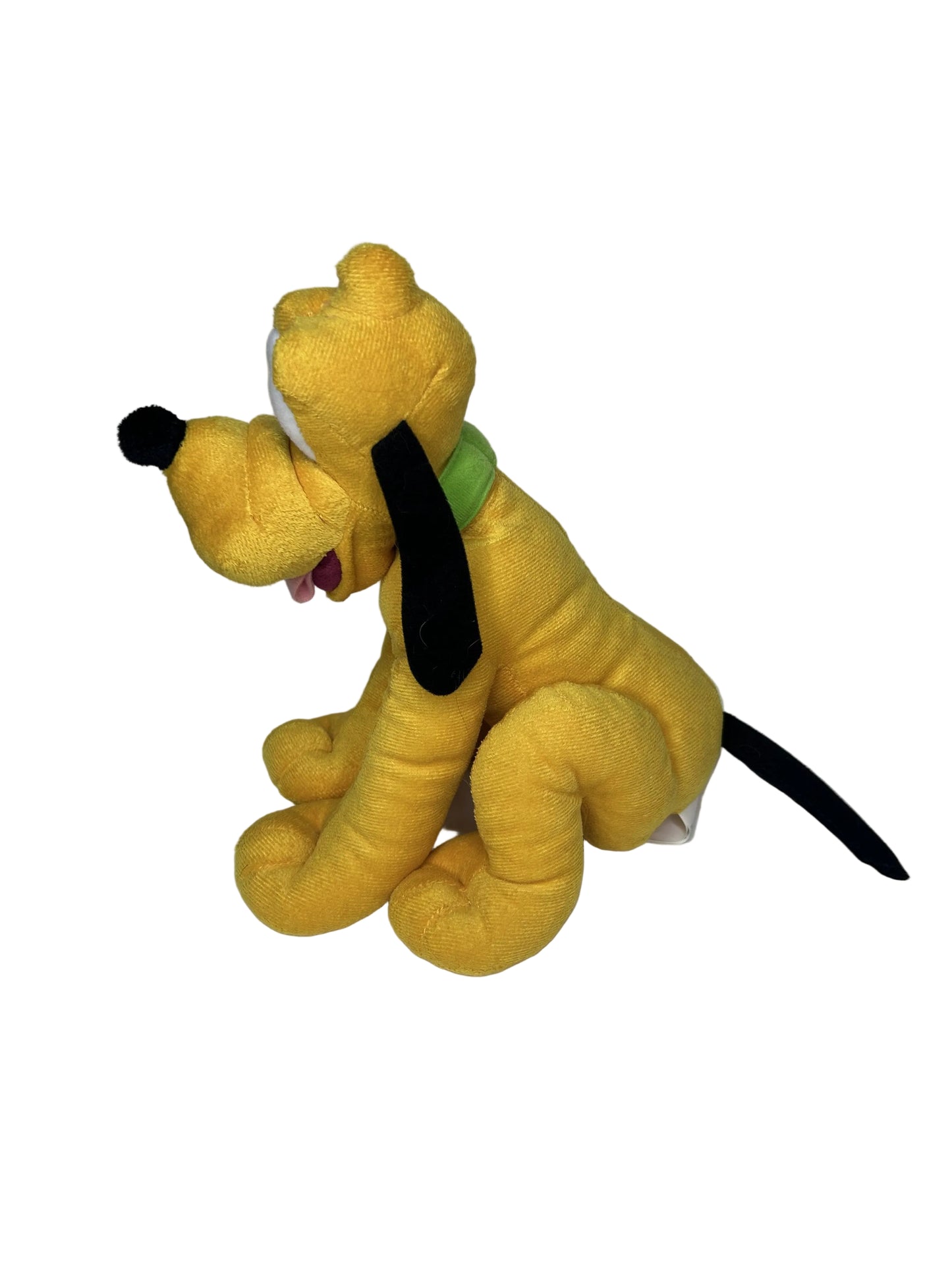Disney Pluto Plush Stuffed Animal — Just Play LLC | Licensed Disney (c. 2013–2014) | Sitting Pose