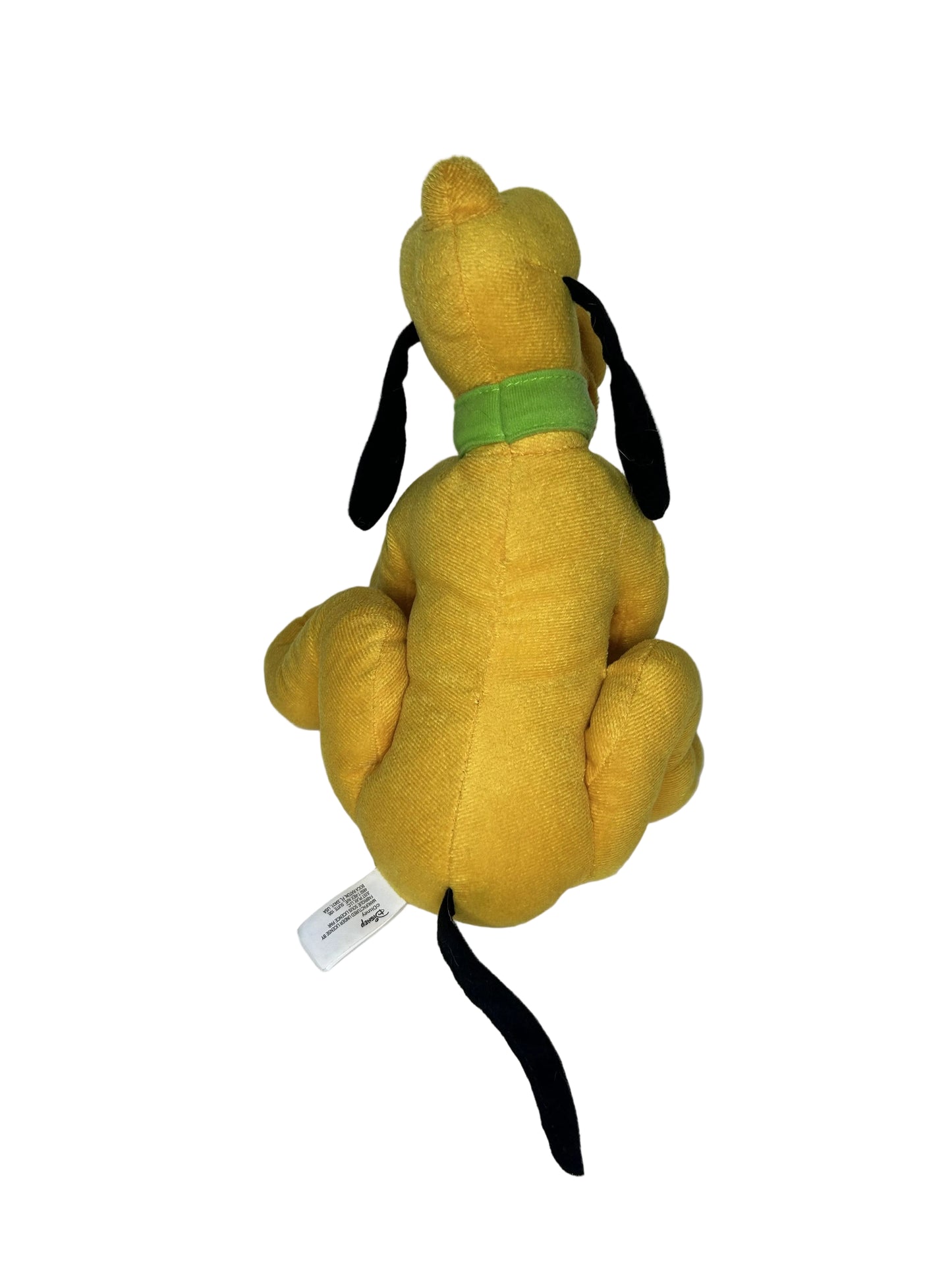 Disney Pluto Plush Stuffed Animal — Just Play LLC | Licensed Disney (c. 2013–2014) | Sitting Pose