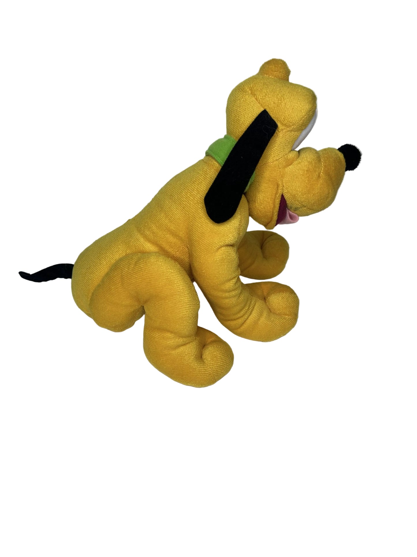Disney Pluto Plush Stuffed Animal — Just Play LLC | Licensed Disney (c. 2013–2014) | Sitting Pose