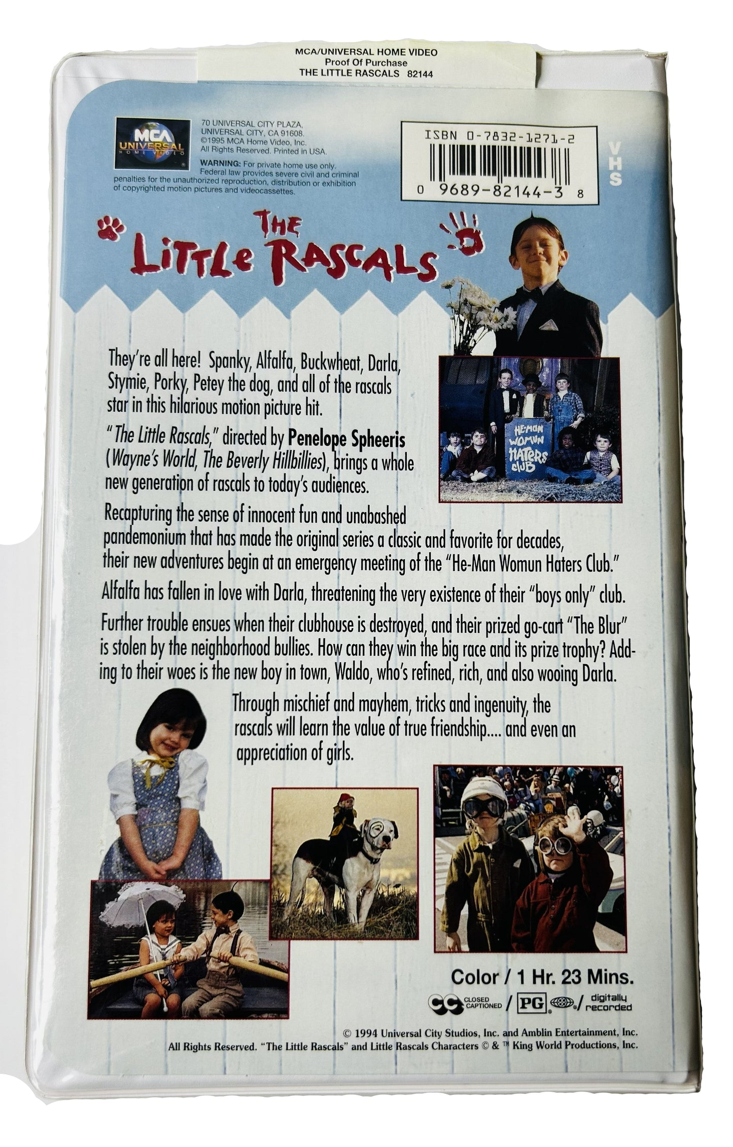 The Little Rascals: Mischief Loves Company! (1994) VHS - Penelope Spheeris - Universal - Clamshell Case