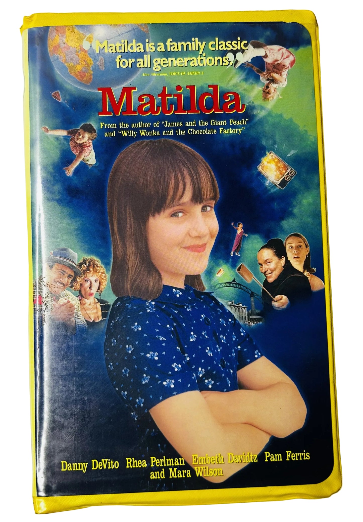 Matilda (1996) VHS - Mara Wilson Danny DeVito - Roald Dahl - TriStar - Clamshell Case