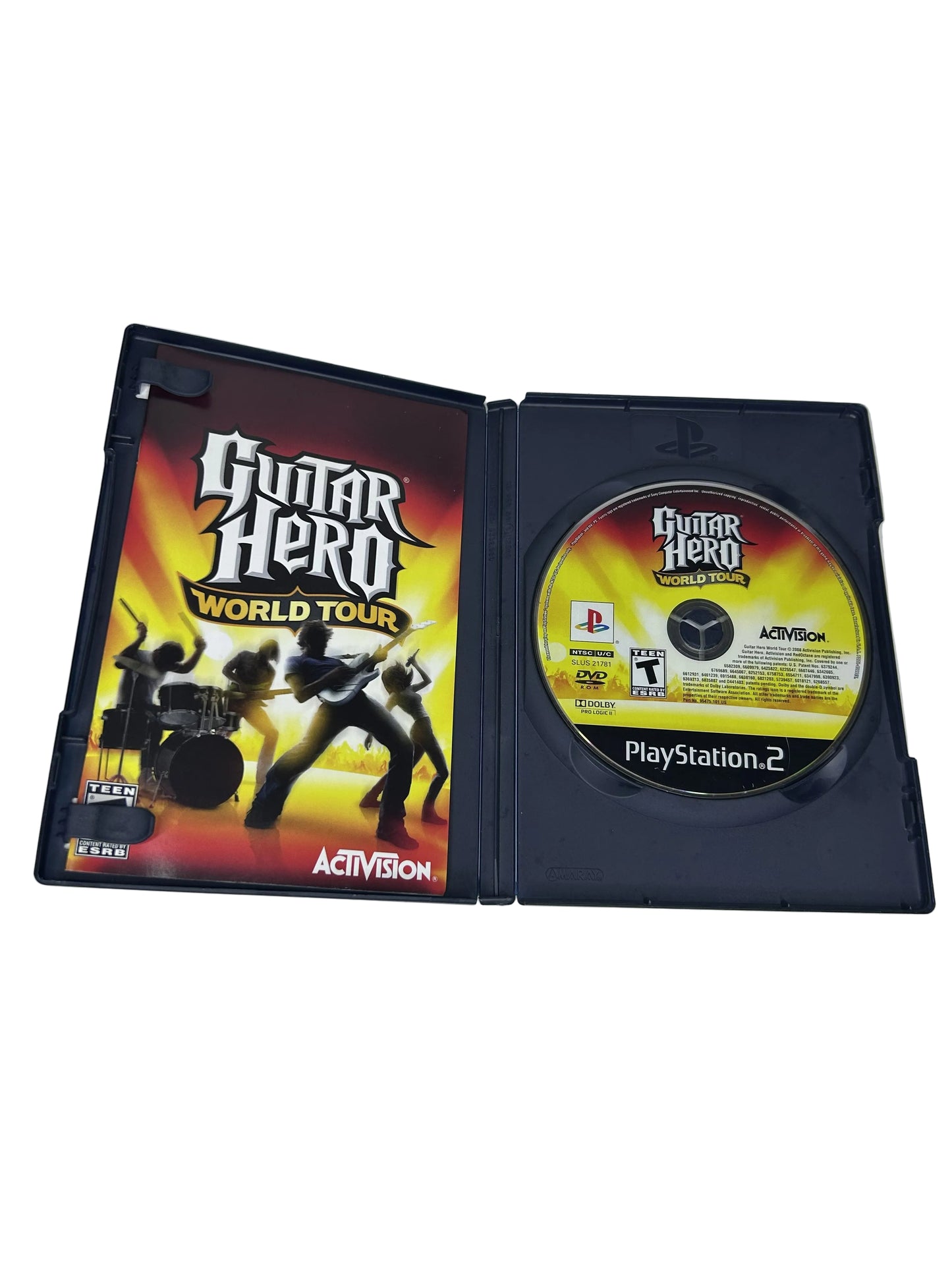 Guitar Hero: World Tour CIB — PS2 | Neversoft / Activision (2008) | Disc, Case & Manual
