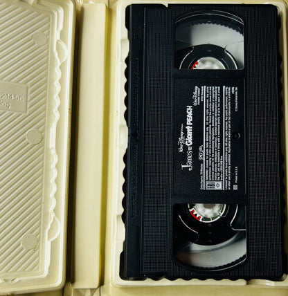 James and the Giant Peach (1996) VHS - Paul Terry Susan Sarandon - Henry Selick - Disney - Clamshell Case