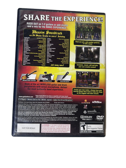 Guitar Hero: World Tour CIB — PS2 | Neversoft / Activision (2008) | Disc, Case & Manual