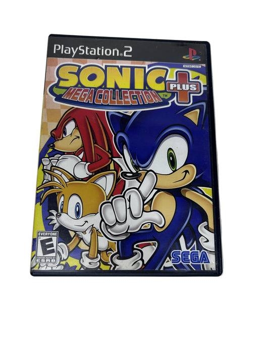 Sonic Mega Collection Plus — PS2 | Sonic Team / Sega (2004) | Disc + Case