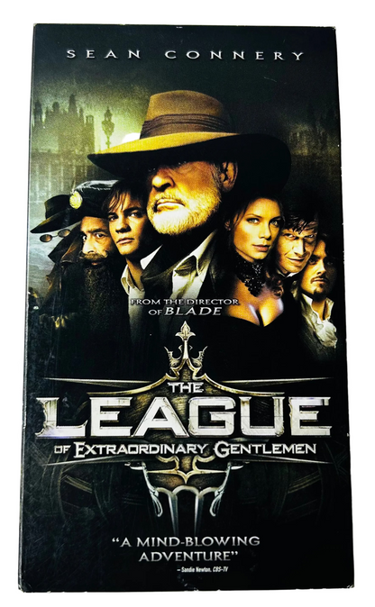 The League of Extraordinary Gentlemen VHS - Sean Connery Shane West Peta Wilson Steampunk Action Adventure