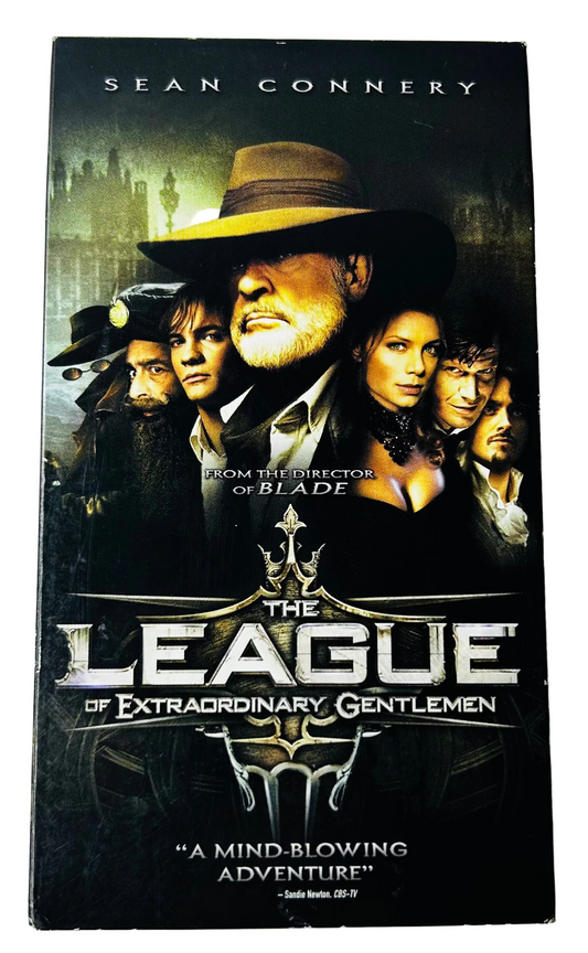 The League of Extraordinary Gentlemen VHS - Sean Connery Shane West Peta Wilson Steampunk Action Adventure