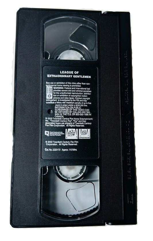 The League of Extraordinary Gentlemen VHS - Sean Connery Shane West Peta Wilson Steampunk Action Adventure