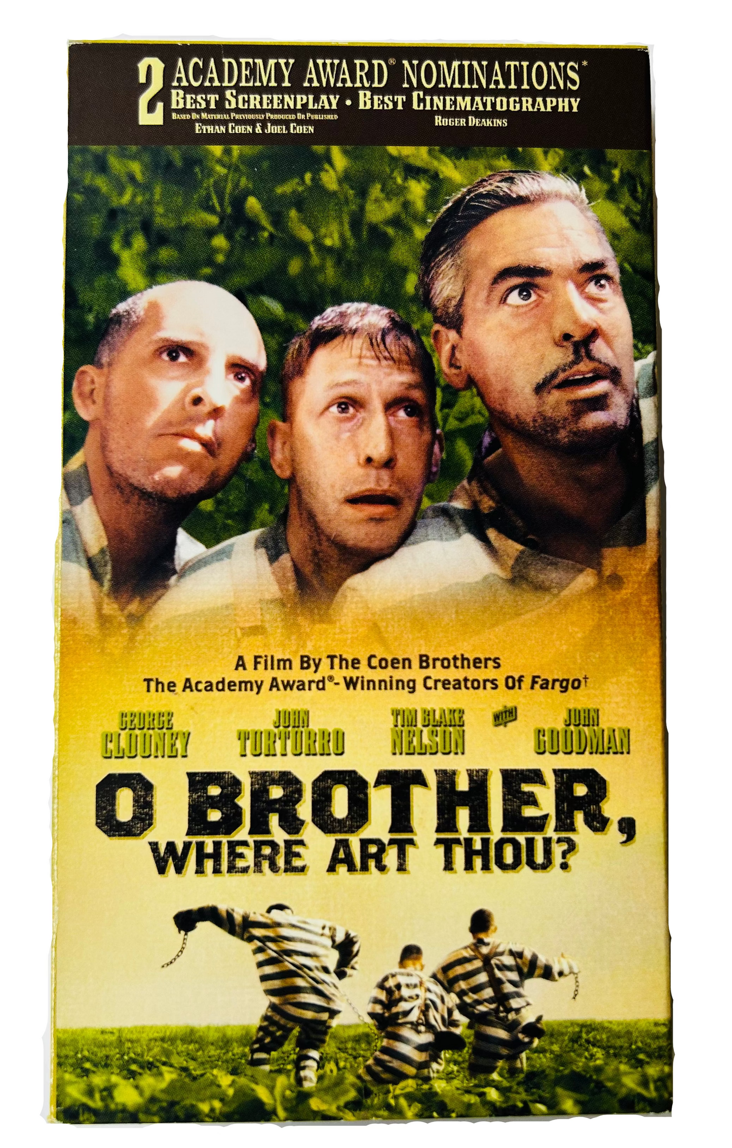 O Brother, Where Art Thou? VHS - Coen Brothers George Clooney John Turturro Tim Blake Nelson Depression-Era Comedy