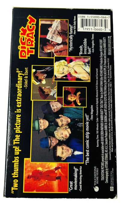 Dick Tracy VHS + Soundtrack CD Bundle - Warren Beatty Madonna - 1990 Collector Set