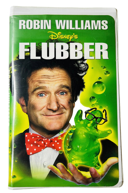 Flubber (1997) VHS - Robin Williams Marcia Gay Harden Christopher McDonald - Les Mayfield - Walt Disney