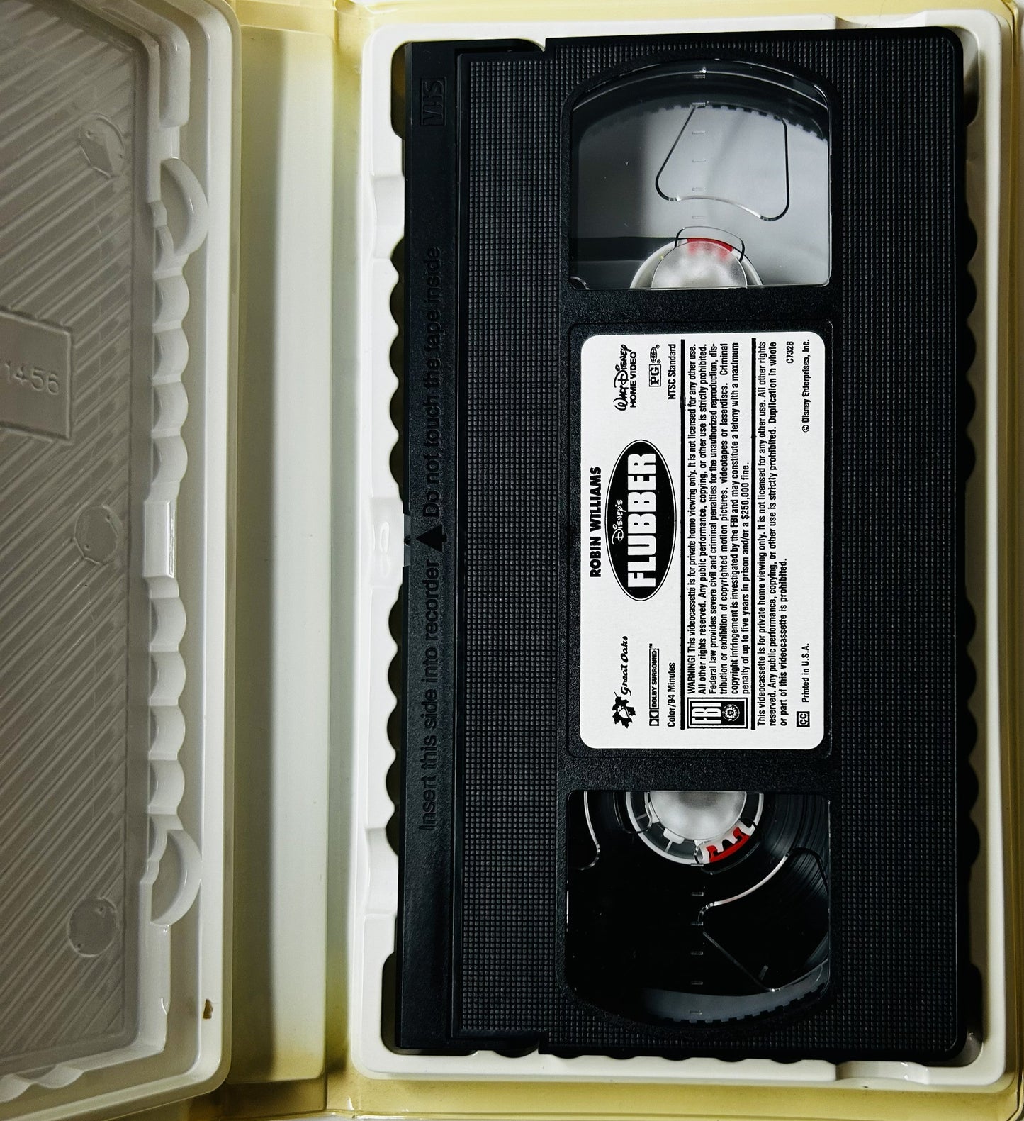Flubber (1997) VHS - Robin Williams Marcia Gay Harden Christopher McDonald - Les Mayfield - Walt Disney
