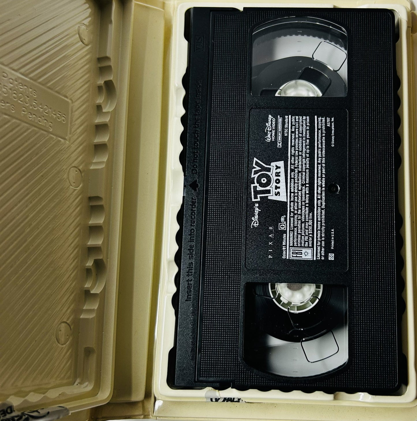 Toy Story (1995) VHS - Tom Hanks Tim Allen - John Lasseter - Disney Pixar