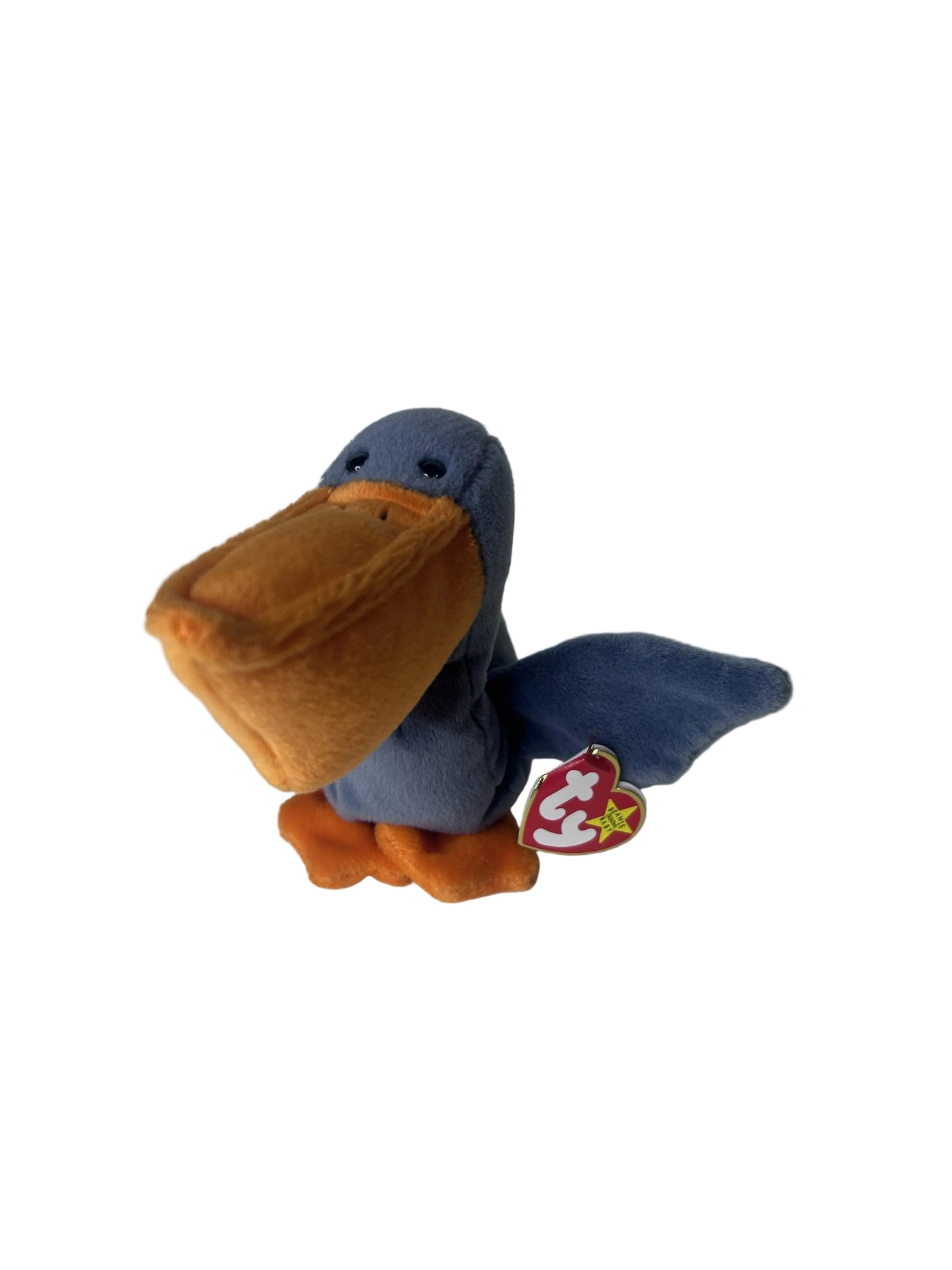 Ty Beanie Baby Bundle — Scoop the Pelican | 1996 Standard + 1998 Teenie | Both Tags Intact