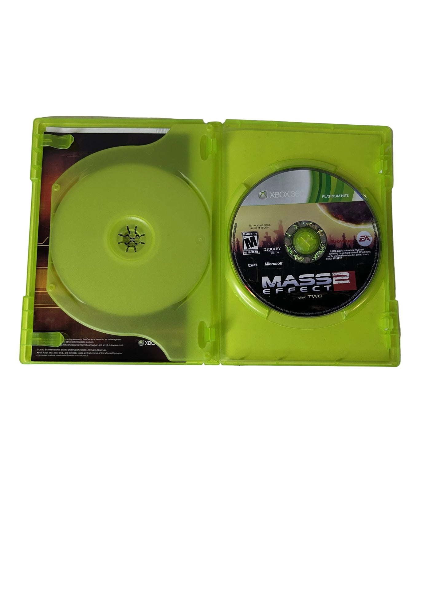 Mass Effect 2 CIB — Xbox 360 | BioWare / EA (2010) | 2 Discs, Case & Inserts