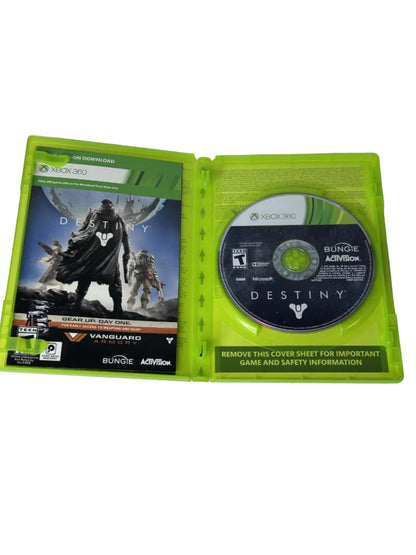 Destiny CIB — Xbox 360 | Bungie / Activision (2014) | Disc, Case & Vanguard Armory Insert