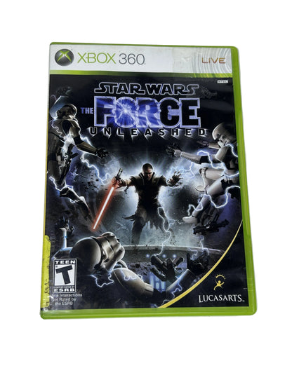 Star Wars: The Force Unleashed CIB — Xbox 360 | LucasArts (2008) | Disc & Case