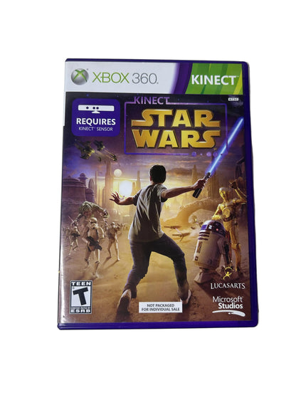 Kinect Star Wars CIB — Xbox 360 | LucasArts / Microsoft Studios (2012) | 2 Discs, Case & Insert