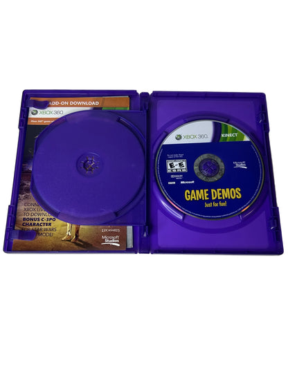 Kinect Star Wars CIB — Xbox 360 | LucasArts / Microsoft Studios (2012) | 2 Discs, Case & Insert