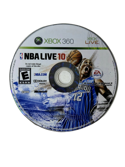 NBA Live 10 — Xbox 360 | EA Sports (2009) | Disc Only