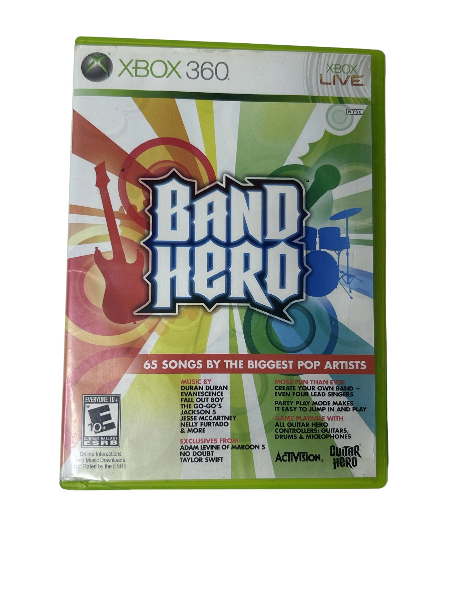 Band Hero — Xbox 360 | Activision / Neversoft (2009) | Disc & Case