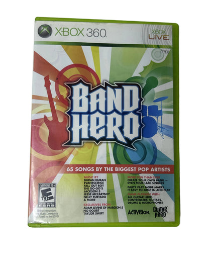 Band Hero — Xbox 360 | Activision / Neversoft (2009) | Disc & Case