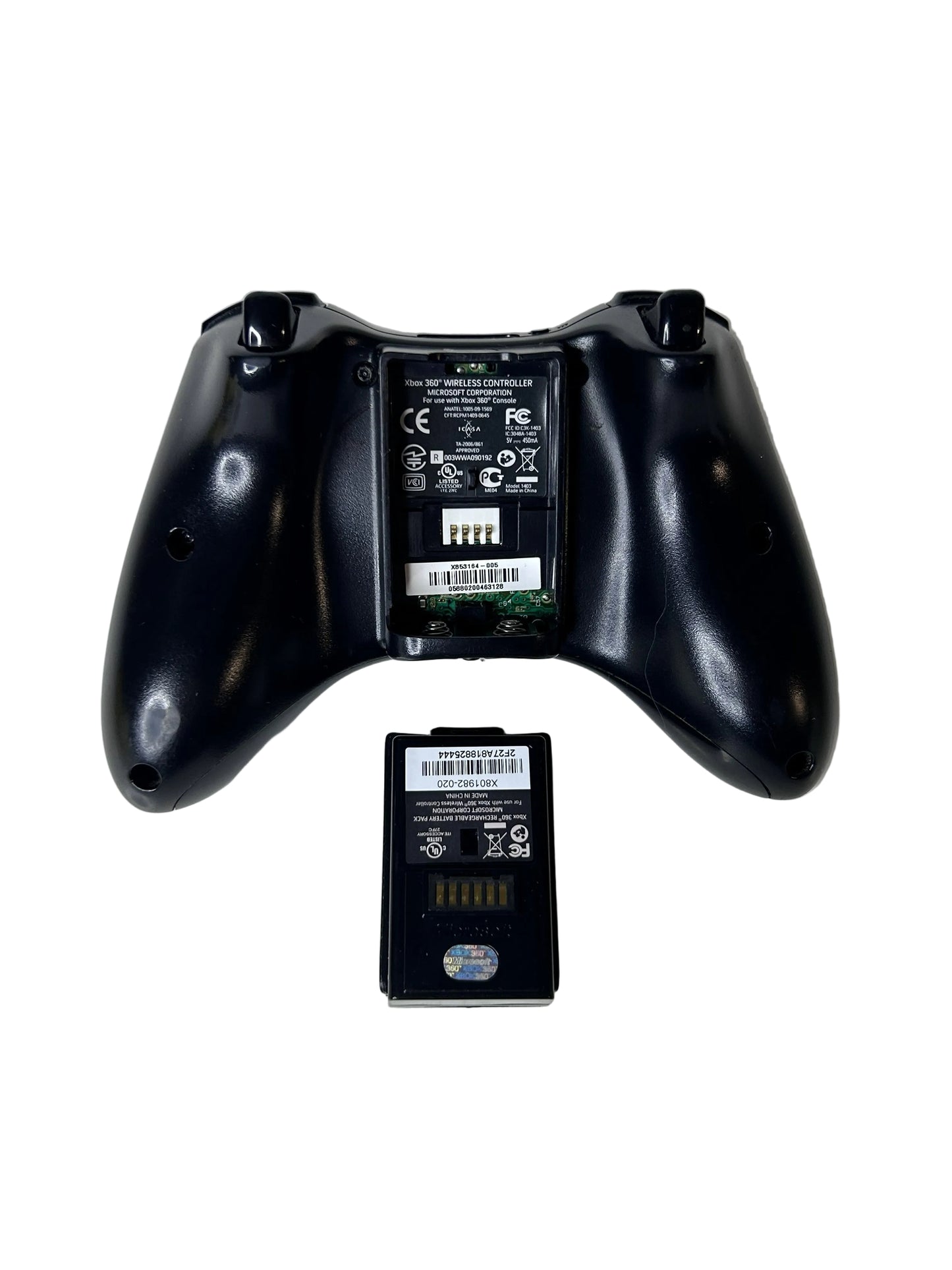 Xbox 360 Wireless Controller — Matte Black | Microsoft | Includes Rechargeable Battery Pack