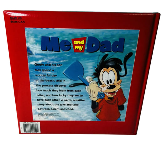 Disney's Me and My Dad - Goofy & Max Hardcover Book - 1994 First Edition