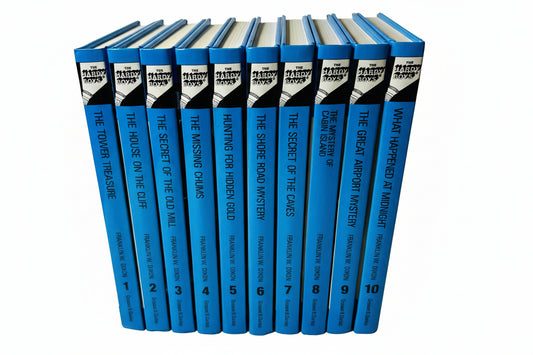 The Hardy Boys Classic Mystery Collection Books 1-10 - Franklin W. Dixon Hardcover Vintage Grosset & Dunlap (1987 Edition)