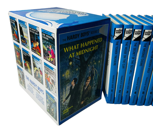 The Hardy Boys Classic Mystery Collection Books 1-10 - Franklin W. Dixon Hardcover Vintage Grosset & Dunlap (1987 Edition)