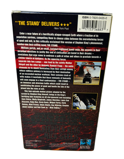 Stephen King's The Stand 2-VHS Set - Mick Garris Gary Sinise Molly Ringwald Rob Lowe Republic Pictures (Used)