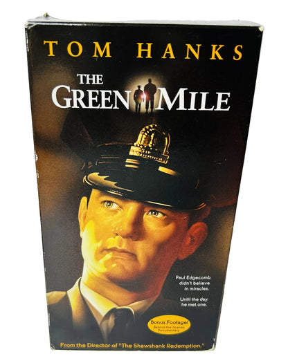 The Green Mile 2-VHS Set - Frank Darabont Tom Hanks Michael Clarke Duncan David Morse Warner Bros (Used)