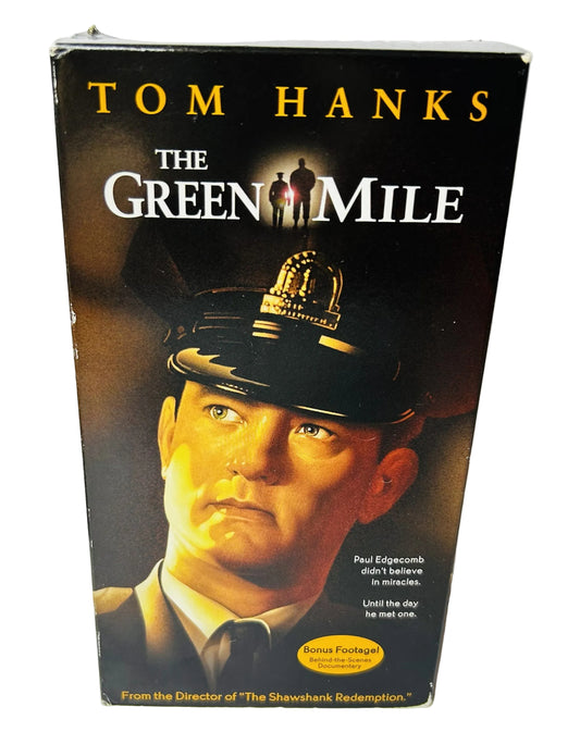 The Green Mile 2-VHS Set - Frank Darabont Tom Hanks Michael Clarke Duncan David Morse Warner Bros (Used)