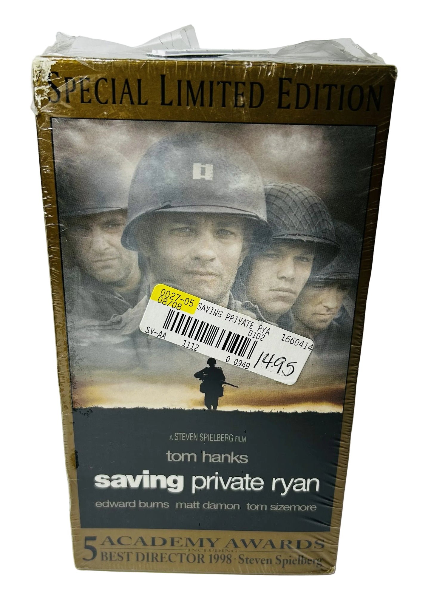 Saving Private Ryan Special Limited Edition VHS - Steven Spielberg Tom Hanks Matt Damon Edward Burns DreamWorks (Used)