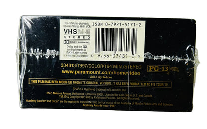 Titanic 2-VHS Deluxe Collector's Edition - James Cameron Leonardo DiCaprio Kate Winslet Paramount (New, Sealed)