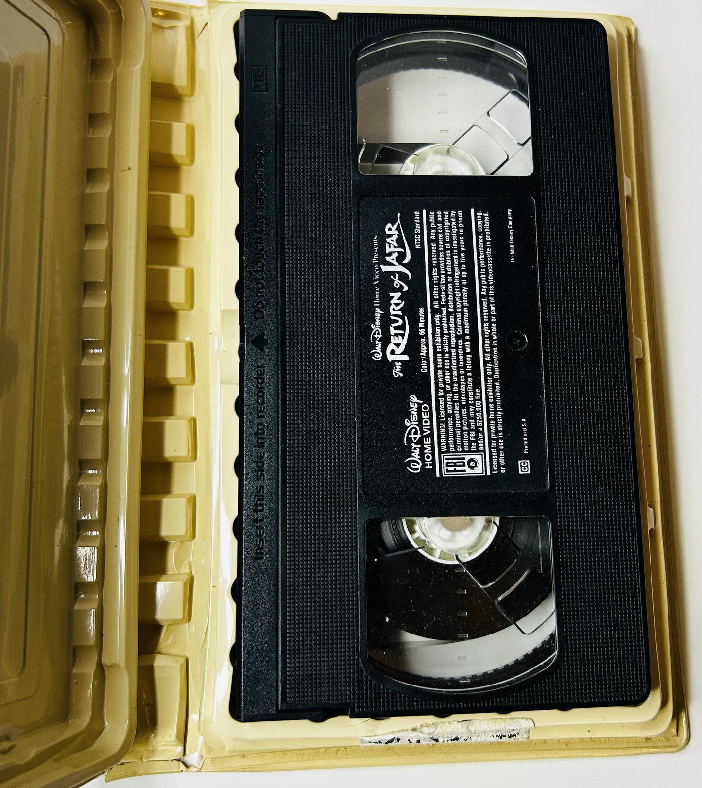 Disney's The Return of Jafar VHS - Toby Shelton Tad Stones Alan Zaslove Scott Weinger Dan Castellaneta Disney (Used)