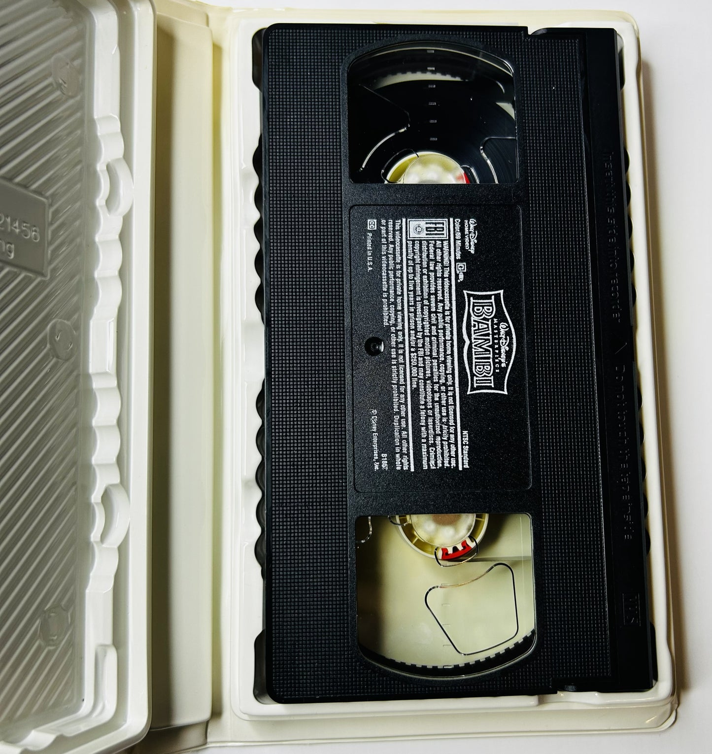 Disney's Bambi 55th Anniversary Limited Edition Masterpiece Collection VHS - David Hand Classic Animated Feature Walt Disney (Used)