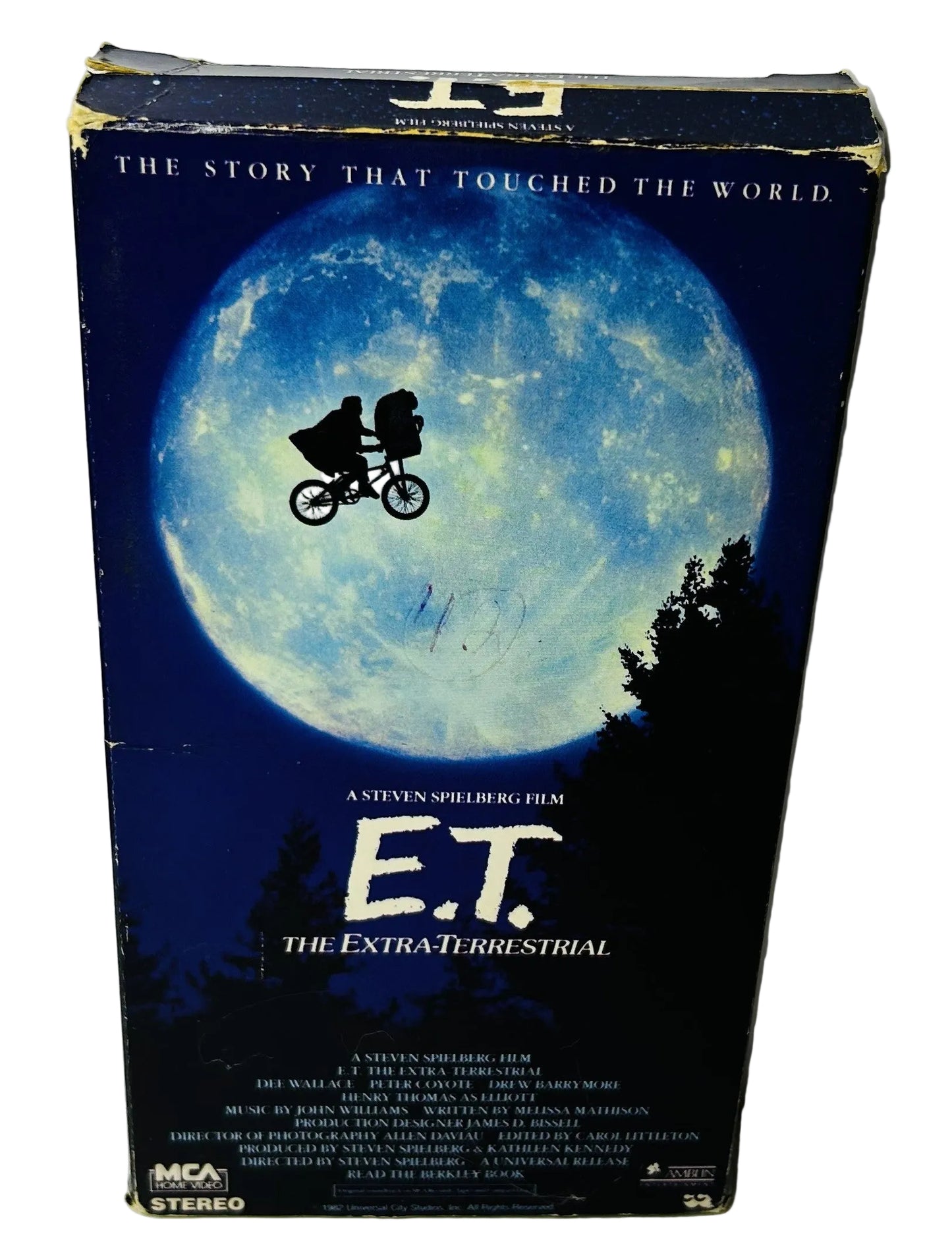 E.T. The Extra-Terrestrial VHS - Steven Spielberg Henry Thomas Dee Wallace Drew Barrymore MCA (Used)