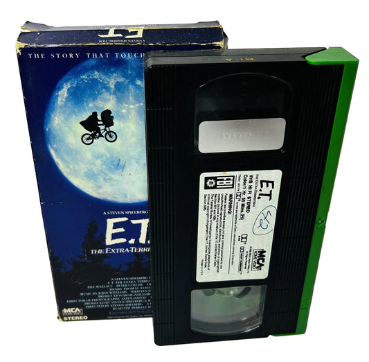 E.T. The Extra-Terrestrial VHS - Steven Spielberg Henry Thomas Dee Wallace Drew Barrymore MCA (Used)