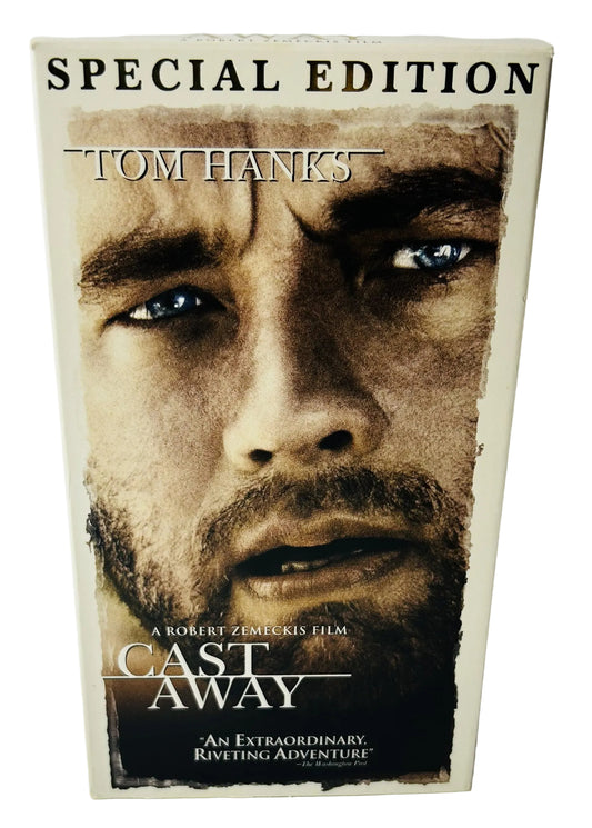 Cast Away Special Edition VHS - Robert Zemeckis Tom Hanks Helen Hunt 20th Century Fox (Used)