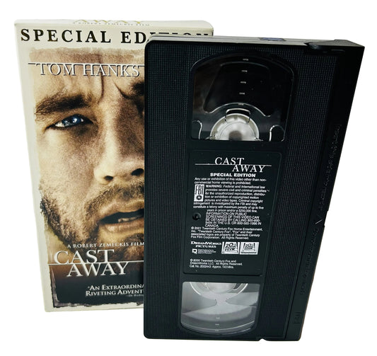 Cast Away Special Edition VHS - Robert Zemeckis Tom Hanks Helen Hunt 20th Century Fox (Used)