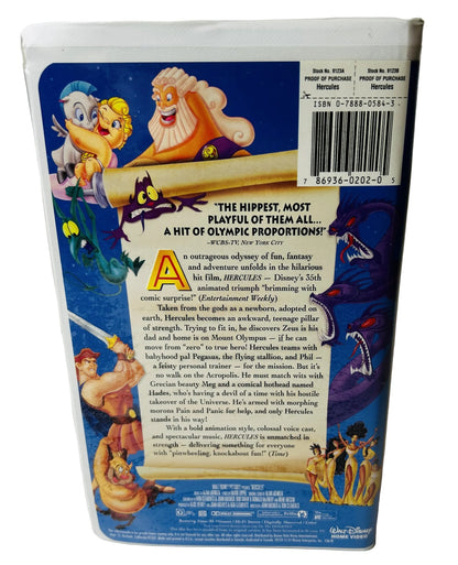 Disney's Hercules Masterpiece Collection VHS - Ron Clements John Musker Tate Donovan James Woods Disney (Used)