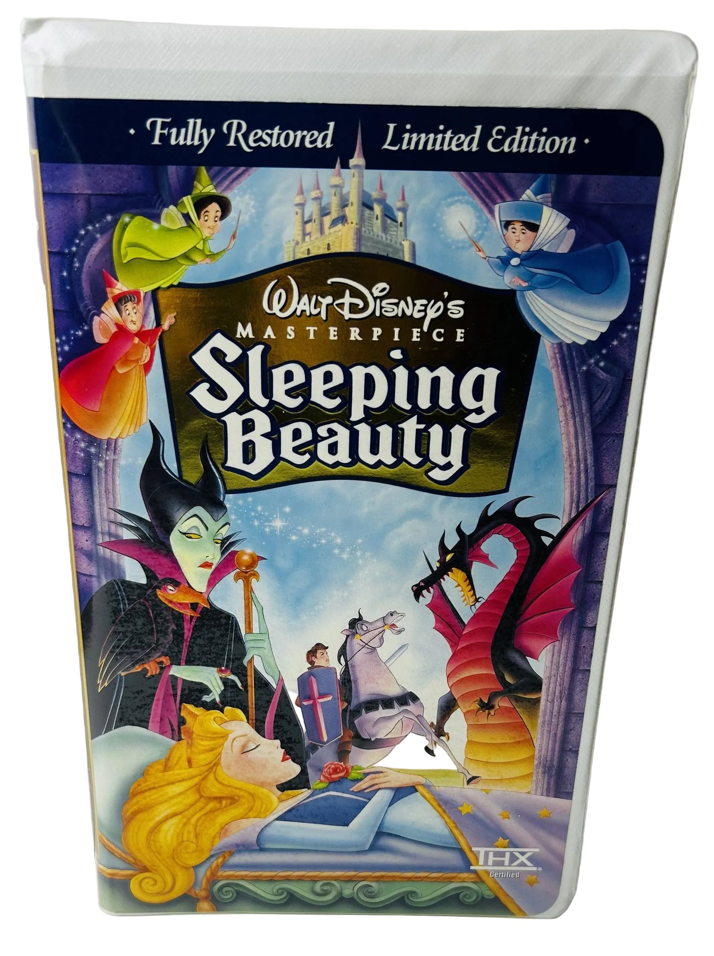 Disney's Sleeping Beauty Fully Restored Limited Edition Masterpiece Collection VHS - Clyde Geronimi Classic Animated Feature Walt Disney (Used)