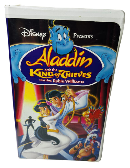 Disney's Aladdin and the King of Thieves VHS - Tad Stones Robin Williams Scott Weinger Linda Larkin Disney (Used)